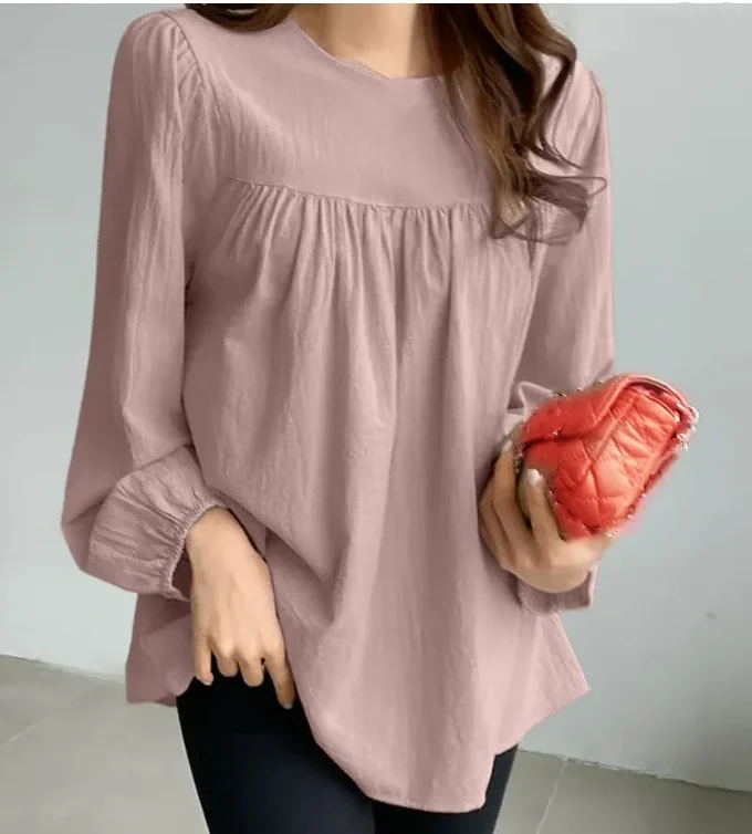 MiraMuze Muslim Tops Women Shirt Casual Loose