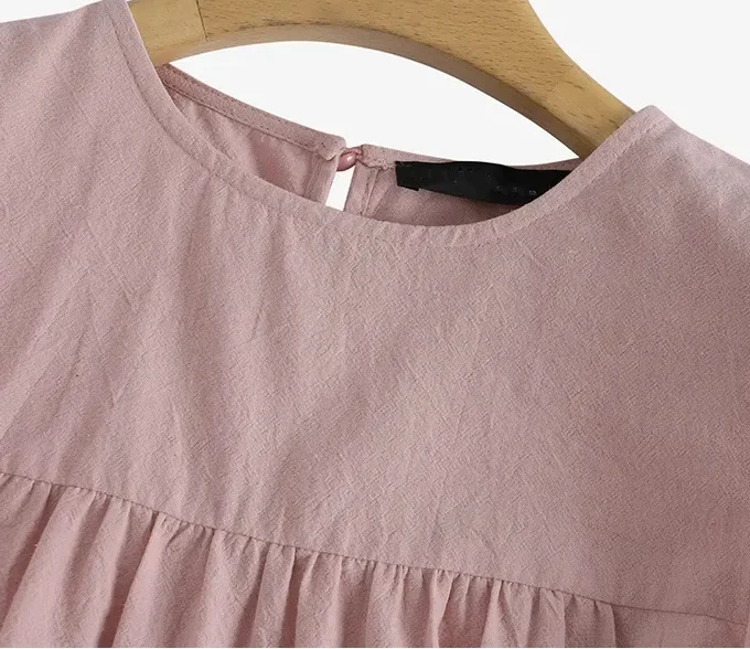 MiraMuze Muslim Tops Women Shirt Casual Loose