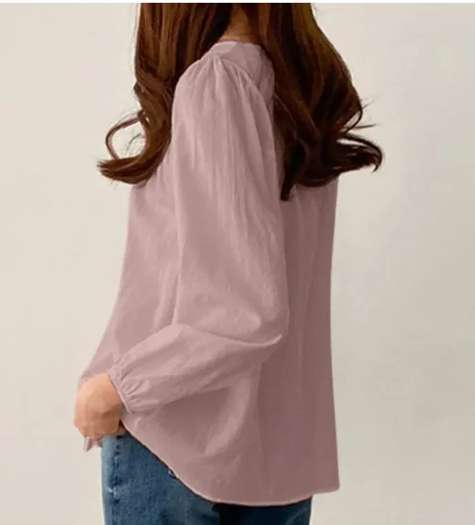 MiraMuze Muslim Tops Women Shirt Casual Loose