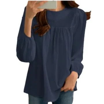MiraMuze Muslim Tops Women Shirt Casual Loose