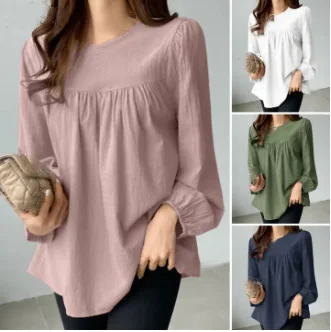 MiraMuze Muslim Tops Women Shirt Casual Loose