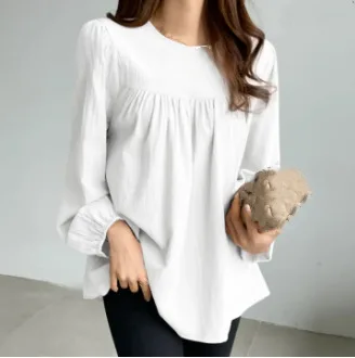 MiraMuze Muslim Tops Women Shirt Casual Loose