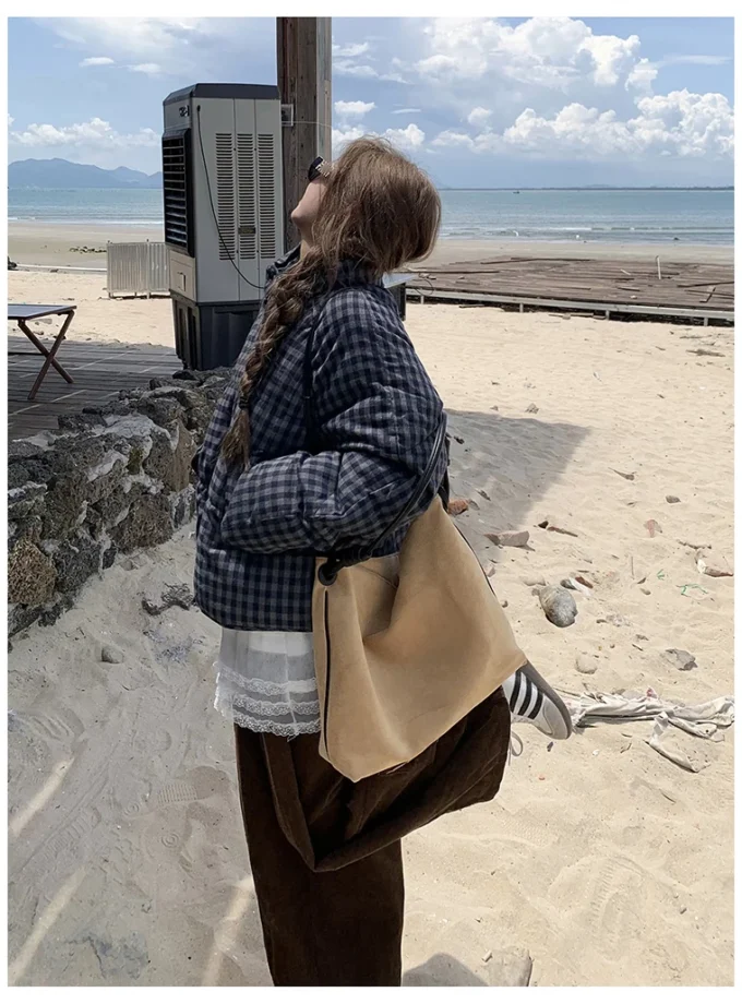 MiraMuze Short Plaid Parkas Women Streetwear Stand Collar Puffer Jacket Winter Korean Down Coats Fashion Cotton Padded Outerwears