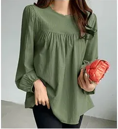 MiraMuze Muslim Tops Women Shirt Casual Loose